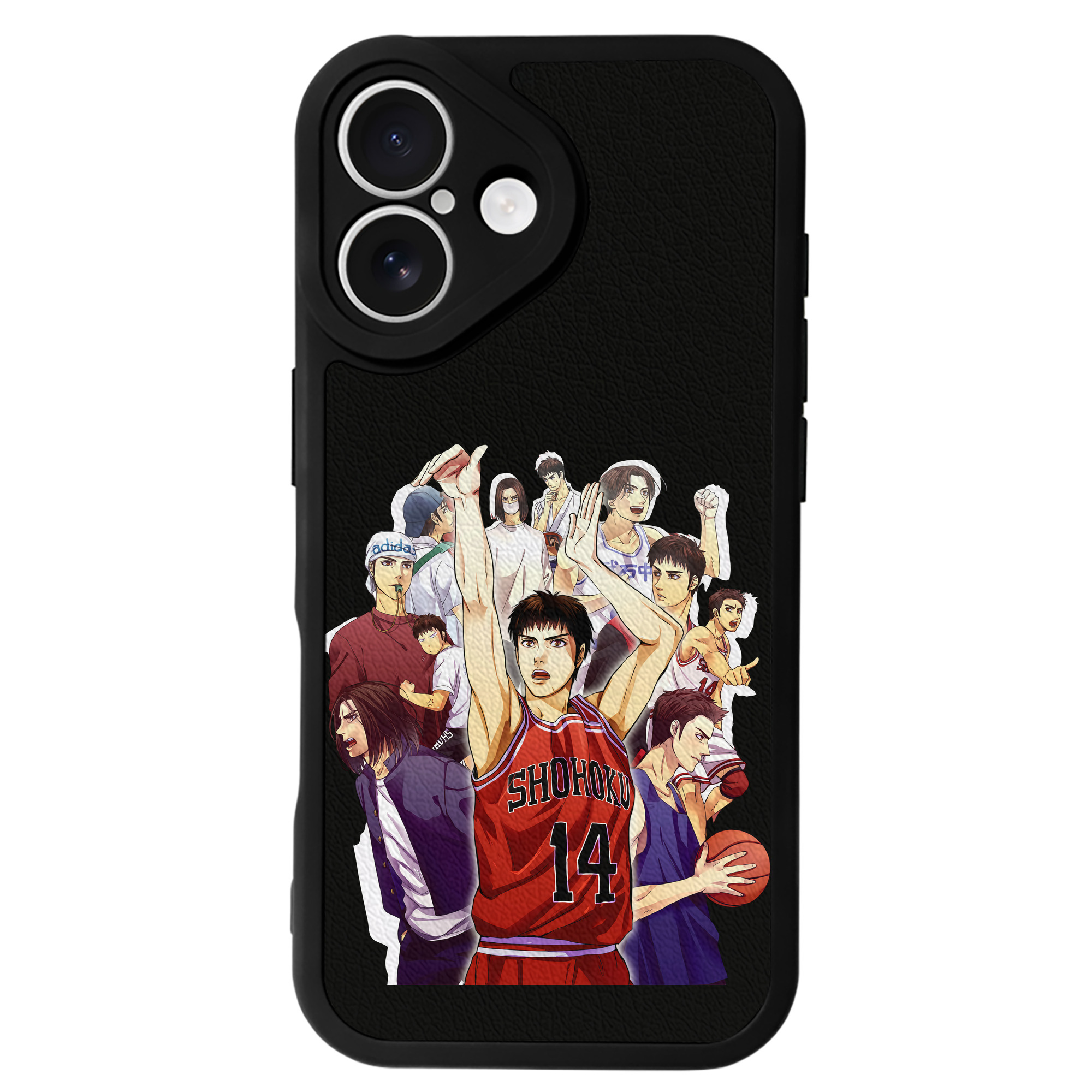 （画像用） SLAM DUNK／スラムダンク 【iPhone 16シリーズ対応】シリコンスマホケース（レザー調） 材質：シリコン